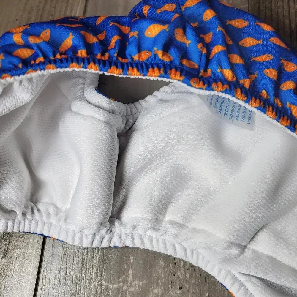 i Play Unisex Reusable Absorbent Baby Snap Swim Diaper Size 3T UPF 50